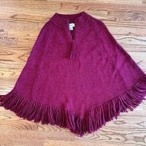 Westbound maroon Knit Sweater with Zipper